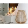 Biocamino mod.TANGO 1bianco per tavolo mini camino