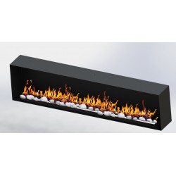 Biocamino da incasso 160 x 40 x 22  - 18KW
