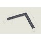 LETTINO DA MASSAGGIO 4 ZONE STRONG 10 cm. imbottitura triplo strato,DF095-10,professionale, leggero, portatile + borsa