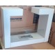 Biocamino Caminetto Neve Vog14 bionetanolo, bianco, 78 x 25 x 58 cm