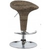 sgabello CASABLANCA (XH-102 T), coppia di sgabelli design rattan, stool, marrone