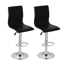 sgabello ZURIGO (XH-312), coppia di sgabelli design, stool x nero