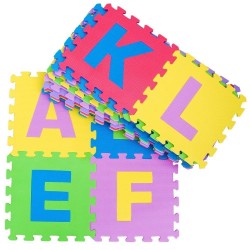 Tappeto puzzle per bambini 26 Pezzi Gioco tappetino lettere alfabeto in gomma