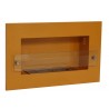 Biocamino mod Elite fd93 giallo 64x40x15 cm con bruciatore da 1,5 litri