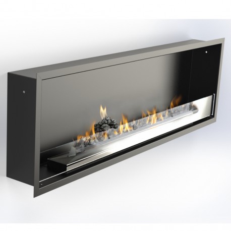 Camino al bioetanolo 124 cm x 36 cm da incasso 