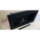Biocamino 64 cm -Golf - Total Black Amore vetro -V