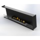 Biocamino 150 cm sinistro da incasso Mega 150 sx -V incasso stufa casa arredo