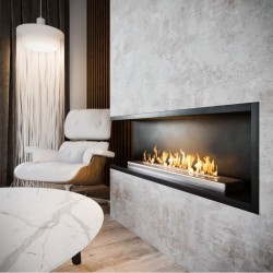 Biocamino 150 cm sinistro da incasso Mega 150 sx -V incasso stufa casa arredo