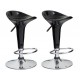 SGABELLO Firenze XH102 coppia di sgabelli design, stool nero
