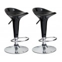 SGABELLO Firenze XH-102 coppia di sgabelli design, stool nero