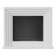 Biocamino mod Quarere bianco camino camini 115x95x32,5cm