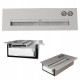 Biocamino mod Quarere bianco camino camini 115x95x32,5cm