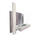 Bio camino Loft L65 x H75 x P23 bianco camini