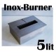 BRUCIATORE 5,0 lit FDB27 professionale acciaio inox per biocamino