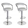sgabello MIAMI (XH-225), coppia di sgabelli design, stool. bianco