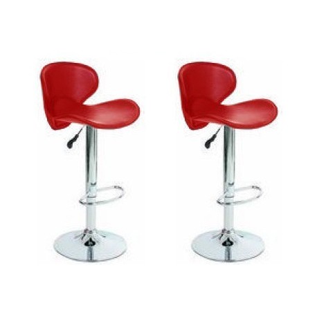 sgabello SAN DIEGO (XH-240-1), coppia di sgabelli design, stool rosso