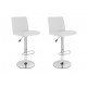 sgabello SAN PAOLO(XH615), coppia di sgabelli design, stool. bianco