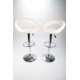 sgabello SIDNEY (XH-232-1), coppia di sgabelli design, stool. bianco
