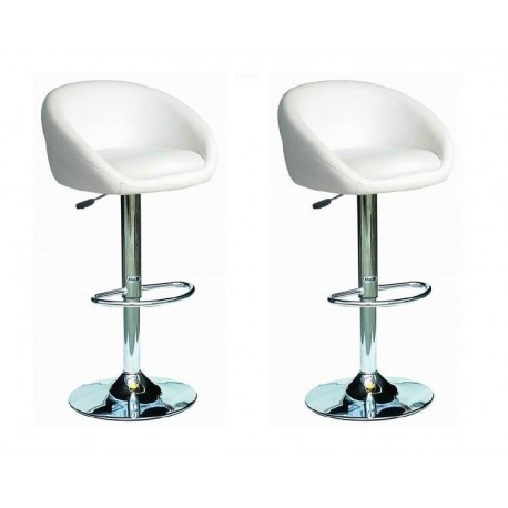 sgabello SOFIA (XH- 269), coppia di sgabelli design, stool bianco