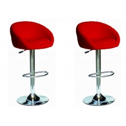 sgabello SOFIA (XH- 269), coppia di sgabelli design, stool. rosso