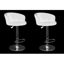 sgabello LION (XH-281), coppia di sgabelli design, stool. bianco