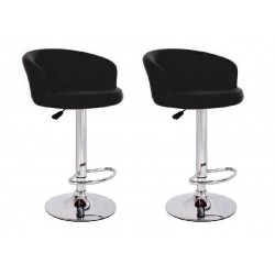sgabello LION (XH-281), coppia di sgabelli design, stool. nero