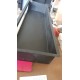 LETTINO MASSAGGIO 3 ZONE PORTATILE 6 cm. imbottitura, CM001,rosa- bianco le, leggero + borsa custodia trasporto