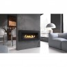 difettoso -Biocamino da parete 110x40X16 cm Nero camino Cod fd95 nero Bin 1 Difettoso