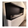 difettoso-Biocamino Mega 107cm da incasso con bruciatore unico 107x36x16 cm