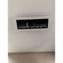 Stufa mod.Continental 110x40X16 cm bianco Difettoso bruciatori 6x0,5lit