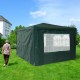 Padiglione 3x3 m impermeabile gazebo Grigio Gazebo 3x3 m mod.Pavillon 2