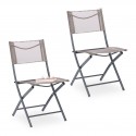 Set di 2 Sedie da Giardino spiaggia mod.Sand 85 x 45 x 60 sedia arrdeo