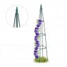 Piramide di rose Arco decorativo per le rose per piante rampicanti in giardino Mod JAS 192 x 31 x 31 cmrde scuro