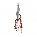 Torre Rampicante in Metallo per un Giardino Elegante mod.fenya 192 x 35 x 35 cm acciaio