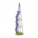 Piramide decorativa per rose per il giardino 190 x 35 x 35 cm Ferro mod.bregitte