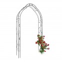 Arco di rose mod.Bella con decorazione a uccello Adatto per giardino e terrazza 255 x 145 x 39 cm