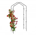 Romantico Arco da Giardino per Piante mod.katja 213 x 106 x 41 cm nero