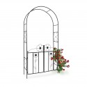 Arco delle Rose Ornato con Cancello mod.Orion 228 x 116 x 36,5 cm Stabile e robusto