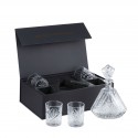 Set Whiskey 5 Pezzi con Decanter da Regalare 27 x 18 x 7,5 cm Caraffa da Whisky con Bicchieri