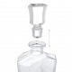 Set di Bicchieri da Whisky con Decanter 25,5 x 12,5 x 7 cm Elegante Elegante Decanter per Whisky con 4 Bicchieri