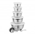 Set da Cucina 18 Pezzi Set di ciotole e misurini Set di cucina a colpo d'occhioacciaio inox