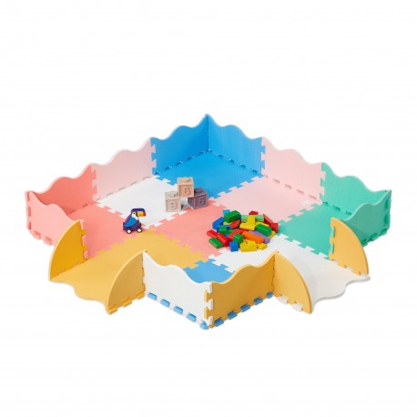 Tappeto puzzle colorato per bambini per la cameretta Tappetino da 25 pezzi per giocare