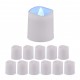 Candele LED decorative con luce tremolante candele LED in set da12 4,5 x 4 cm