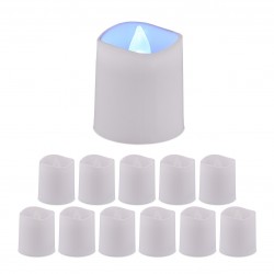 Candele LED decorative con luce tremolante candele LED in set da12 4,5 x 4 cm