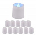 Candele LED decorative con luce in set da12 tremolante candele LED 4,5 x 4 cm