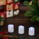 Candele LED decorative con luce tremolante candele LED in set da12 4,5 x 4 cm