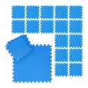 Tappetino 24 pezzi da allenamento protegge puzzle in EVA blue