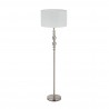 Lampada da soggiorno da terra con bel paralume in tessuto 155 x 43 cm