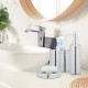 Set da bagno a 5 pezzi con WC-Garnitura, dispenser e altro Set Elegante set di accessori per bagno in acciaio inossidabile