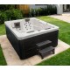 Outdoor-Whirlpool WHITE MARBLE – Eleganza e Relax nel tuo Giardino